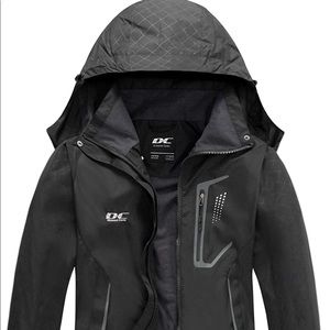 Diamond Candy Womens Jacket Waterproof Winter Coat with Hood Ski Jacket XL